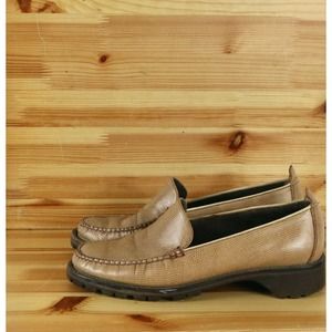 Cole Haan City Tan Leather Loafers Slip On Shoes Women's Size 7.5B